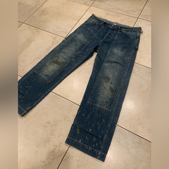 RRL painted carpenter jeans 36x32 - Picture 1 of 7